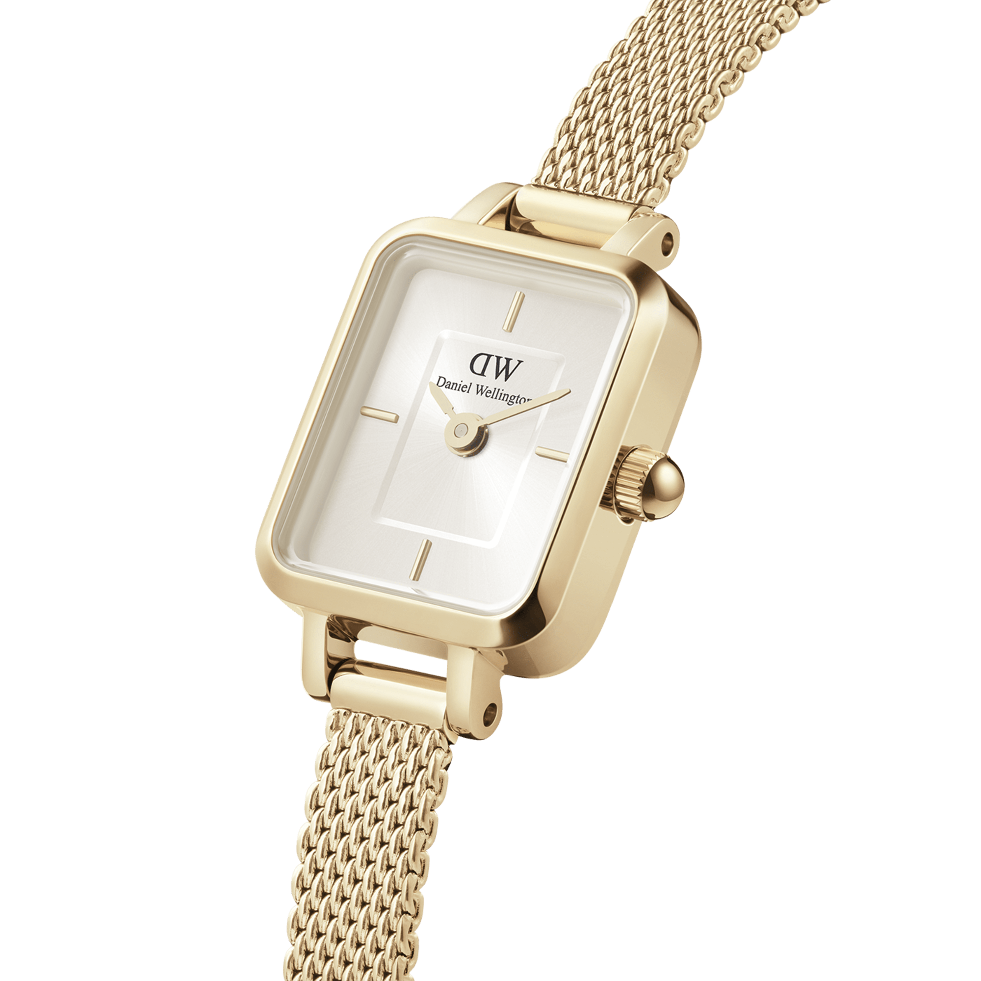Daniel Wellington Quadro Mini 15x18mm Evergold G Champagne DW00100656