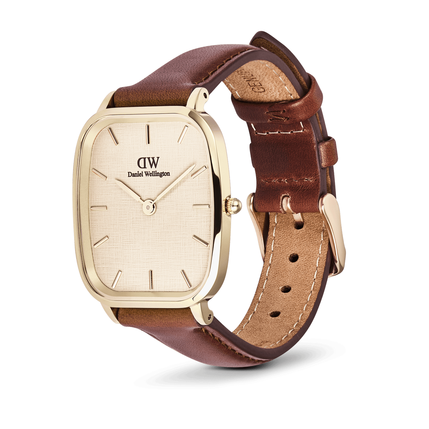 Daniel Wellington Marlon St Mawes Linen Gold Watch DW00100839