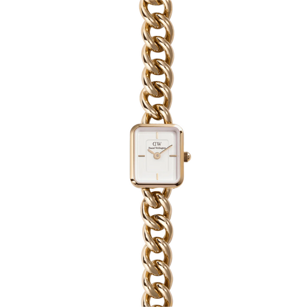 Daniel Wellington Jolie Rose Gold Chain White Dial Watch DW00100835