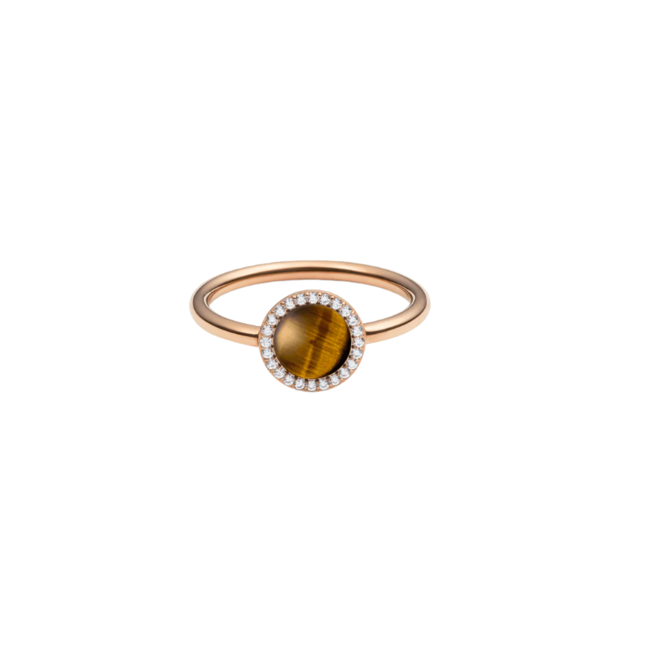 Daniel Wellington Audrey Tiger Eye Rose Gold Ring