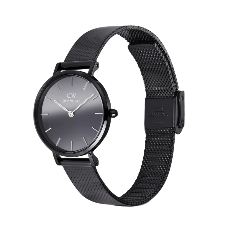 Daniel Wellington Petite Mirror Reflection Black Dial Watch DW00100798