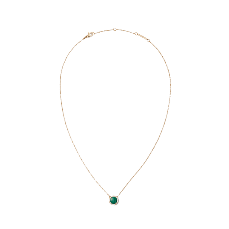 Daniel Wellington Audrey Malachite Rose Gold Necklace DW00401449