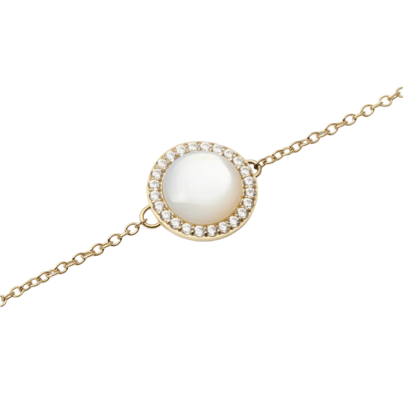 Daniel Wellington Audrey Mother of Pearl Gold Bracelet DW00401423