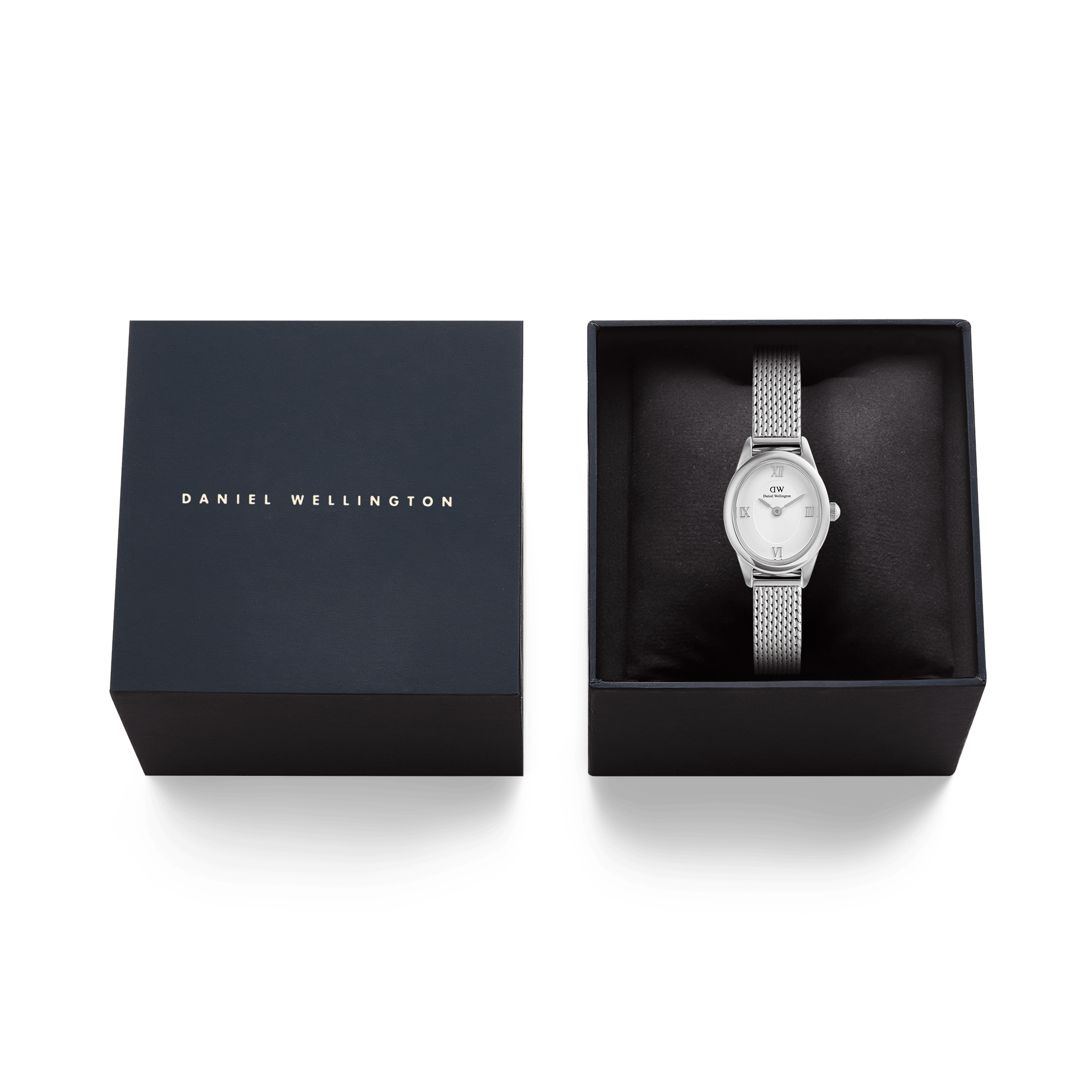 Daniel Wellington Ophelia Mini Mesh White Silver DW00100938