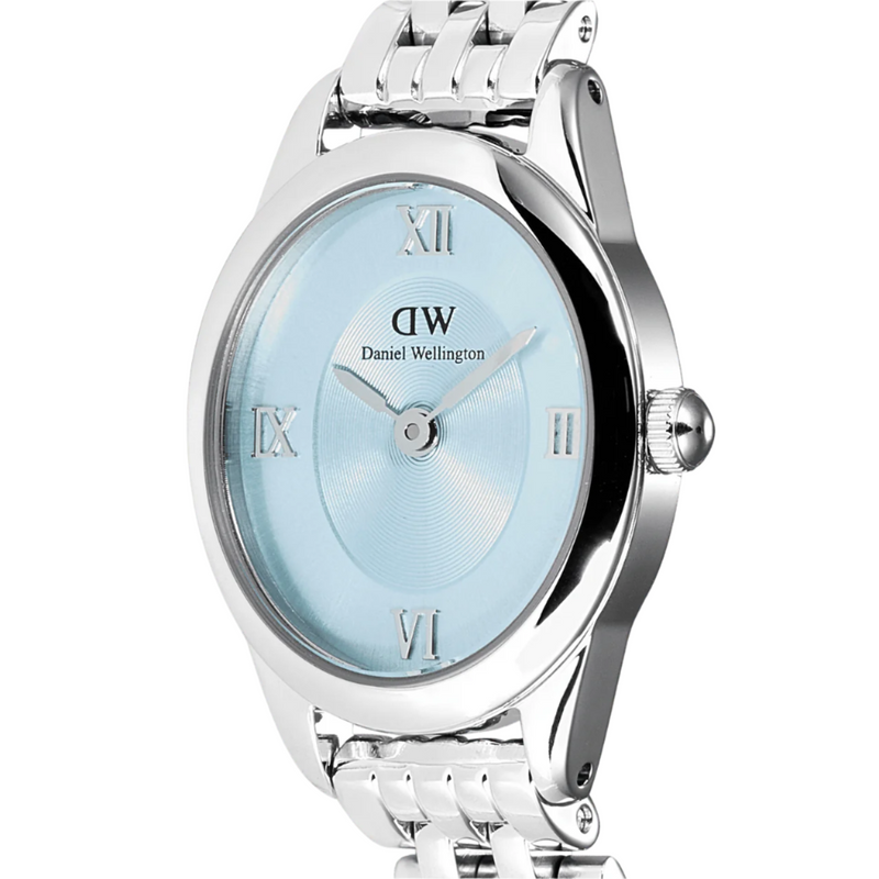 Daniel Wellington Ophelia Mini Beans Link Ice Blue Dial Watch DW00100809