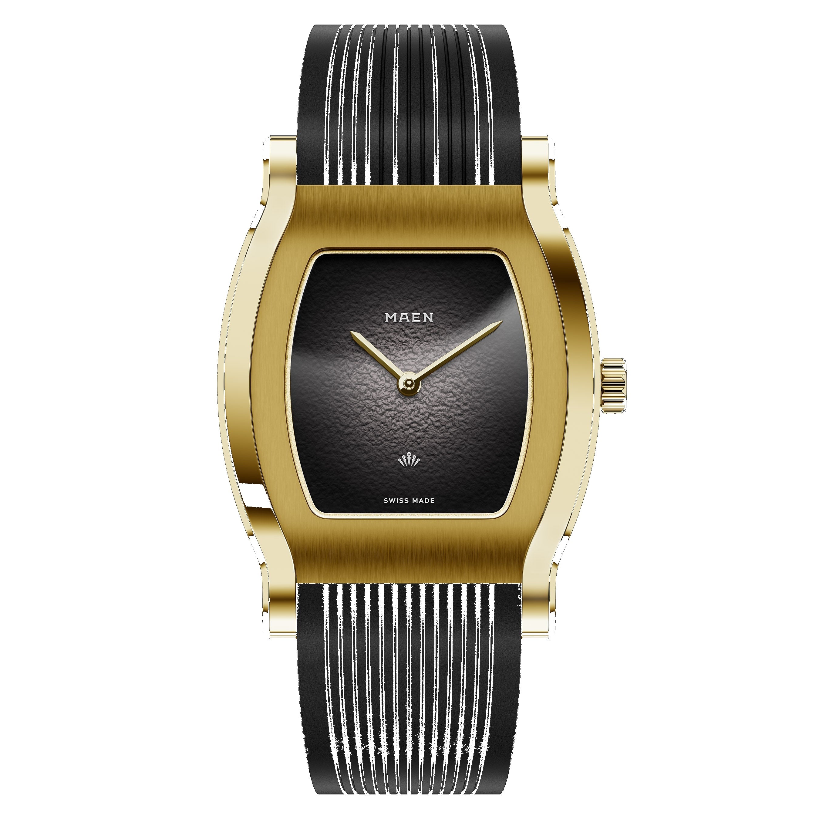 MAEN MAEN Grand Tonneau Ultra-Thin Gold Automatic Watch MNL.06 - MNL 06 Strap