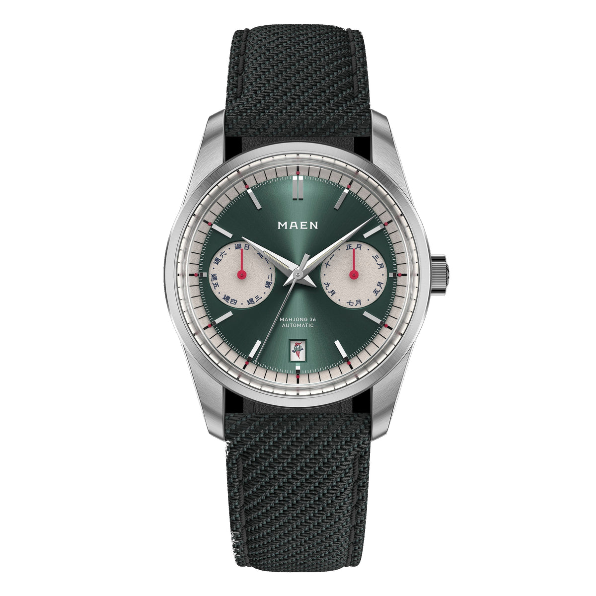 MAEN MAEN Mahjong 36 Automatic Watch MHV.03 - MAHJONG 36 FRONT STRAP