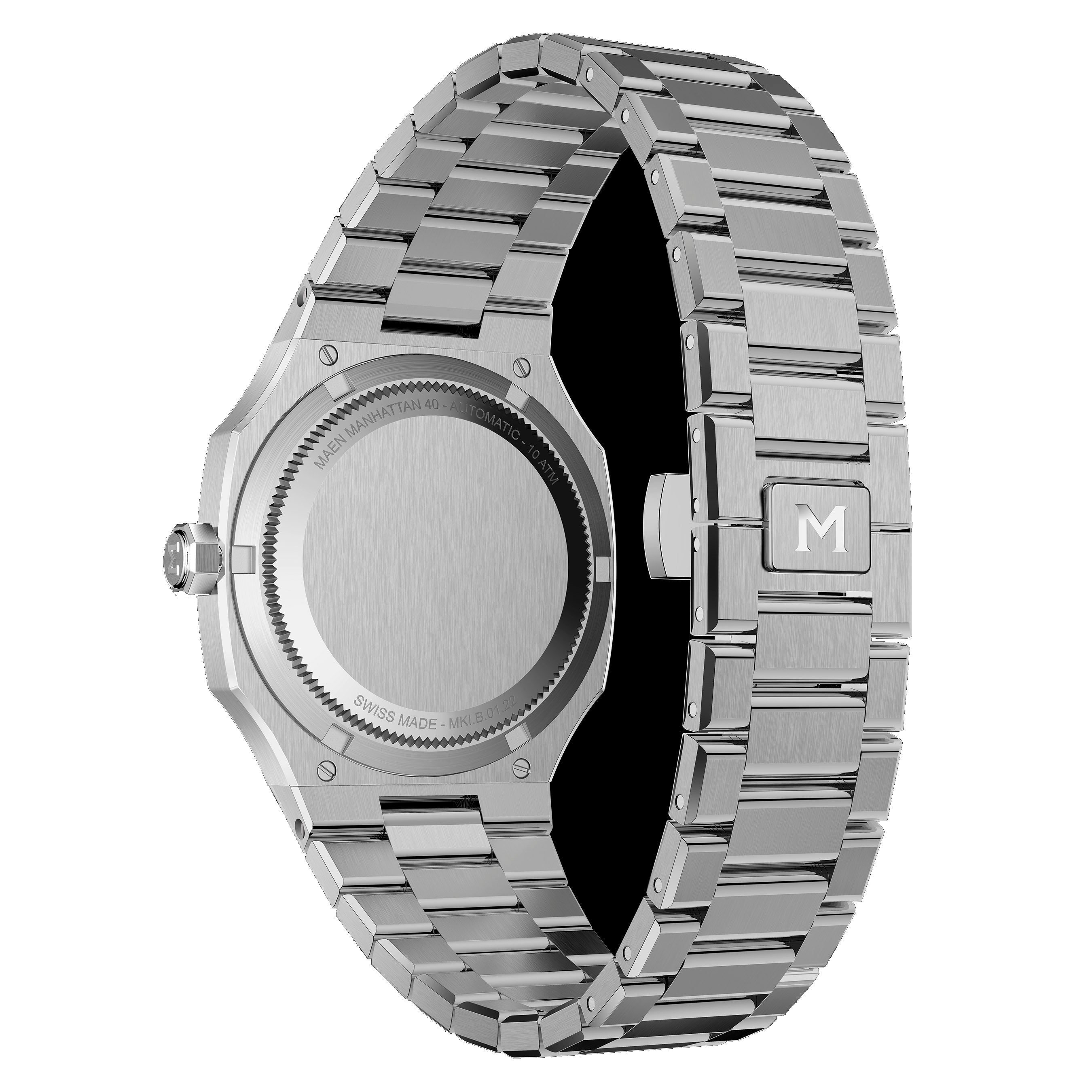 MAEN MAEN Manhattan 40 Green Dial No Date Automatic Watch M3.1.6 - M40 caseback 2460e37e-2871-45d0-aad9-6068177f07e2