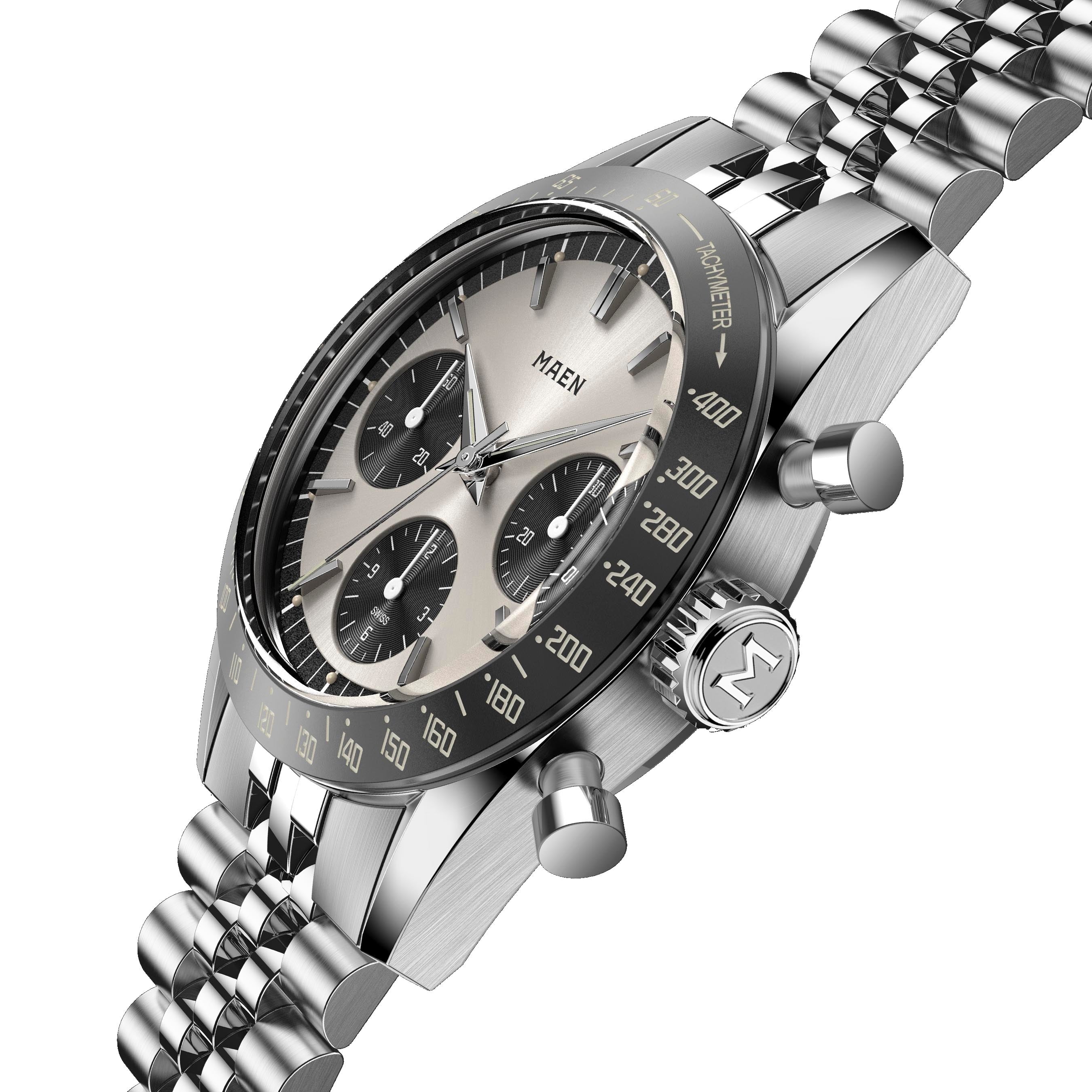 MAEN MAEN Skymaster 38 Chronograph Manual Wind Watch M6.2.3 - OVERHEAD MCT03
