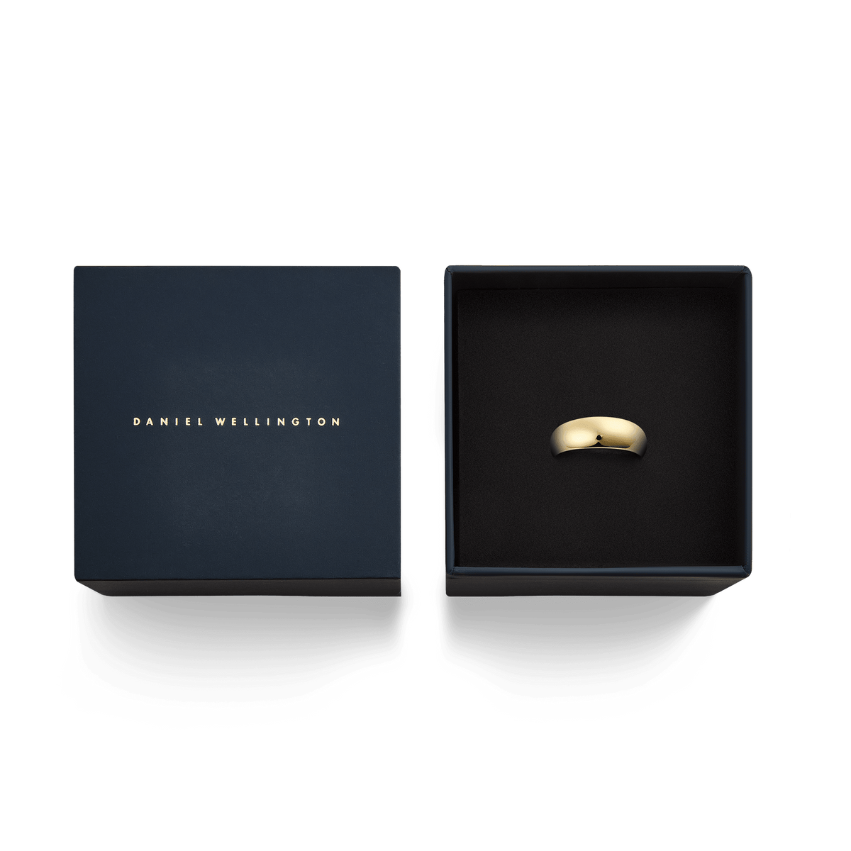 Daniel Wellington Flow Ring 8mm Gold in recycled stainless steel