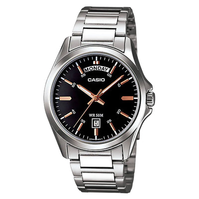 Casio Analog Day-Date Watch MTP1370D-1A2