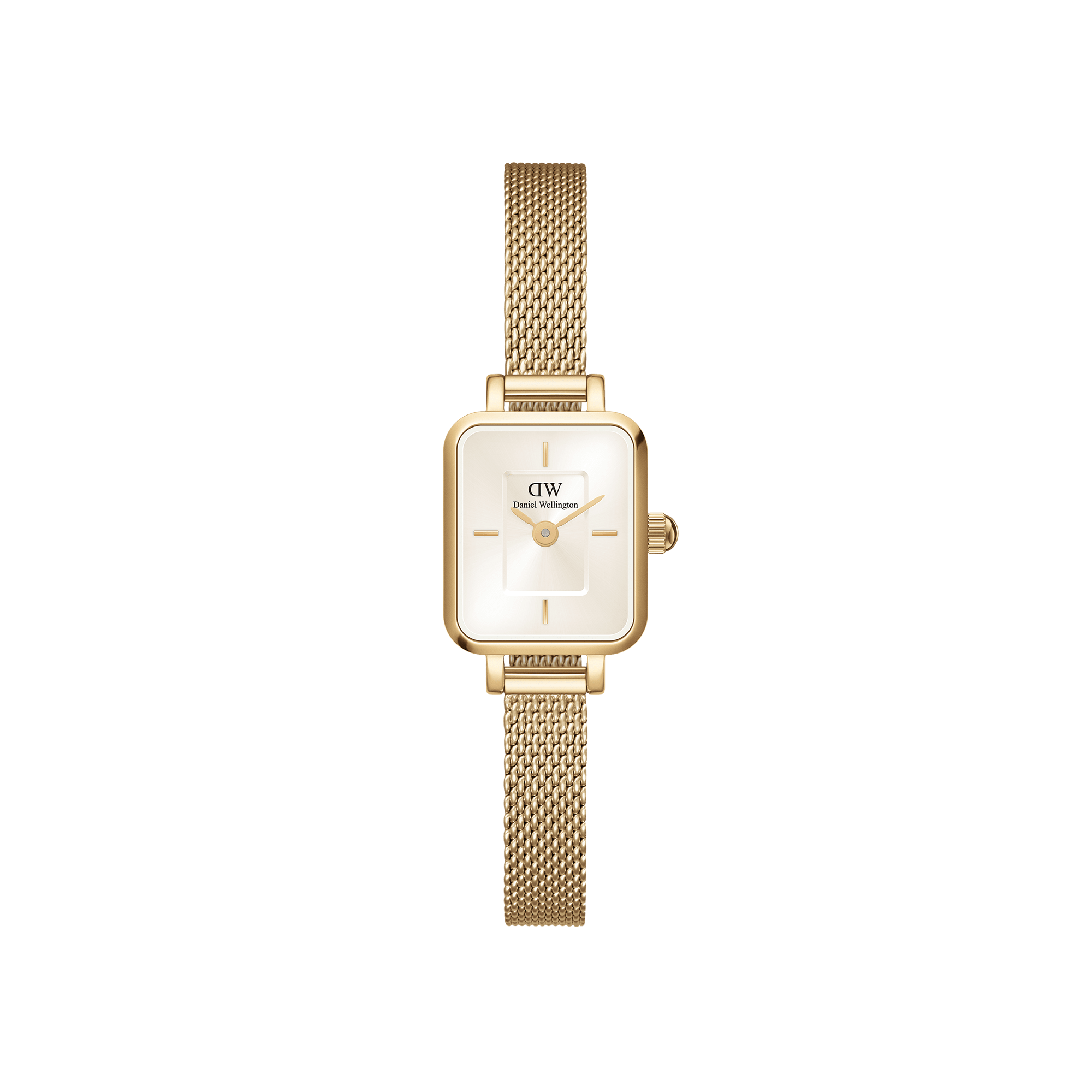 Daniel Wellington Quadro Mini 15x18mm Evergold G Champagne DW00100656