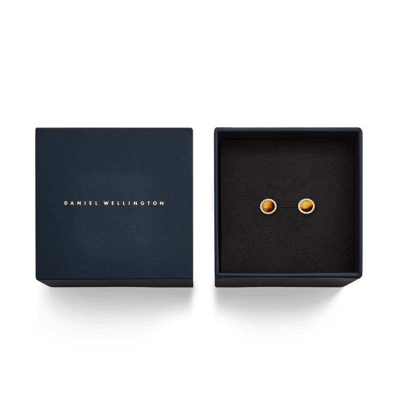 Daniel Wellington Audrey Earrings Tiger Eye Rose Gold DW00401415