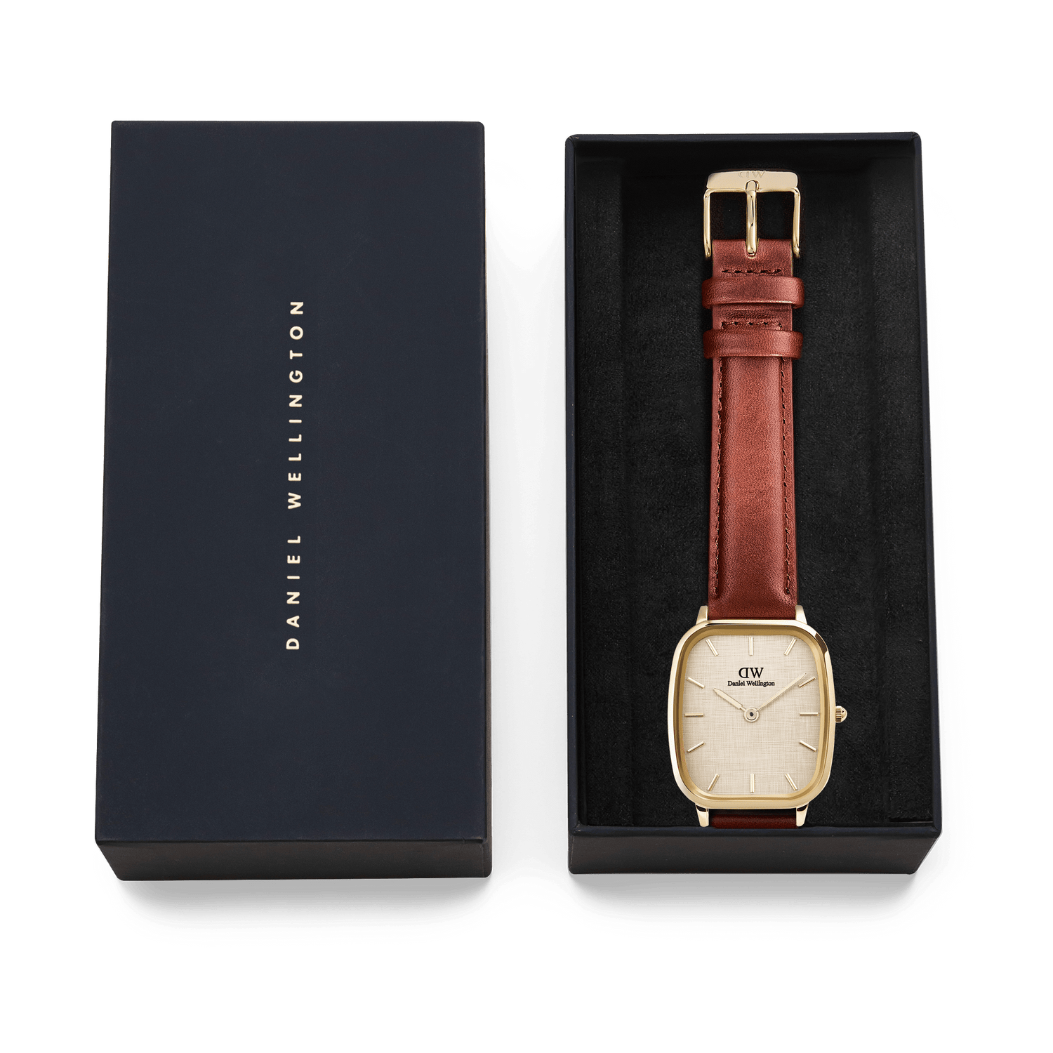 Daniel Wellington Marlon St Mawes Linen Gold Watch DW00100839