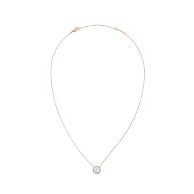 Daniel Wellington Audrey Mother of Pearl Rose Gold Necklace DW00401448