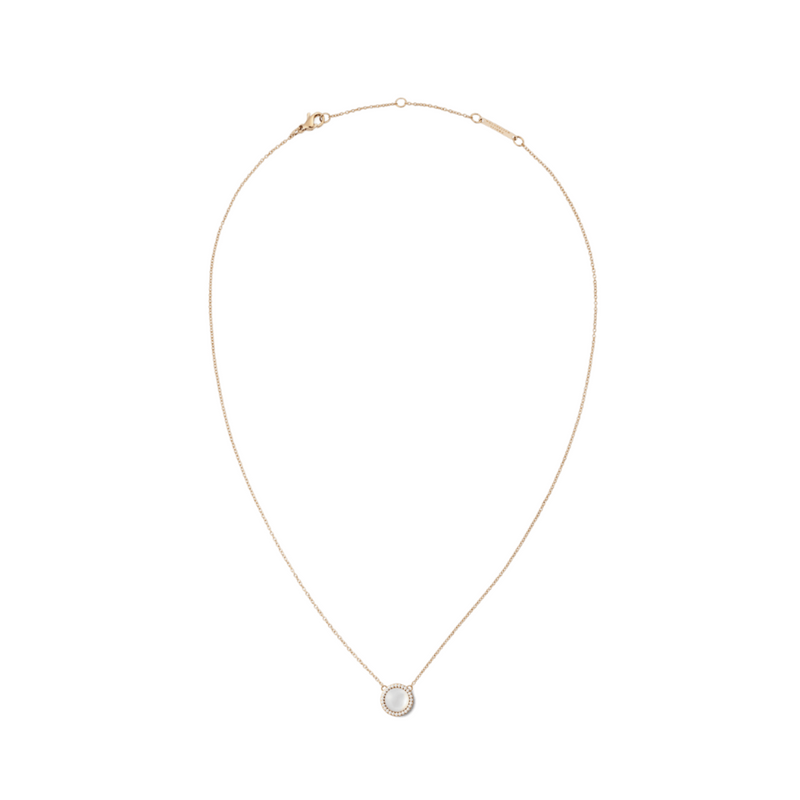 Daniel Wellington Audrey Mother of Pearl Rose Gold Necklace DW00401448