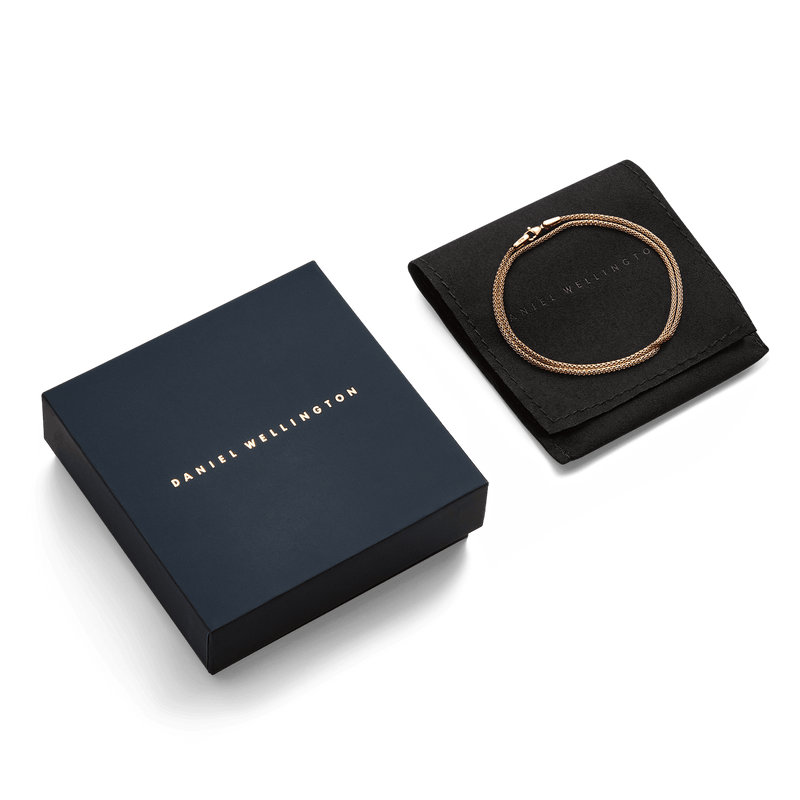 Daniel Wellington Tide Mesh Rose Gold 1.8 Necklace DW00401103
