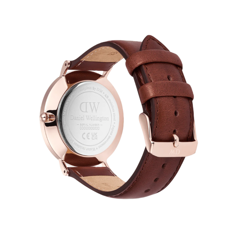 Daniel Wellington Classic St Mawes Rose Gold Champagne Dial Watch DW00100829