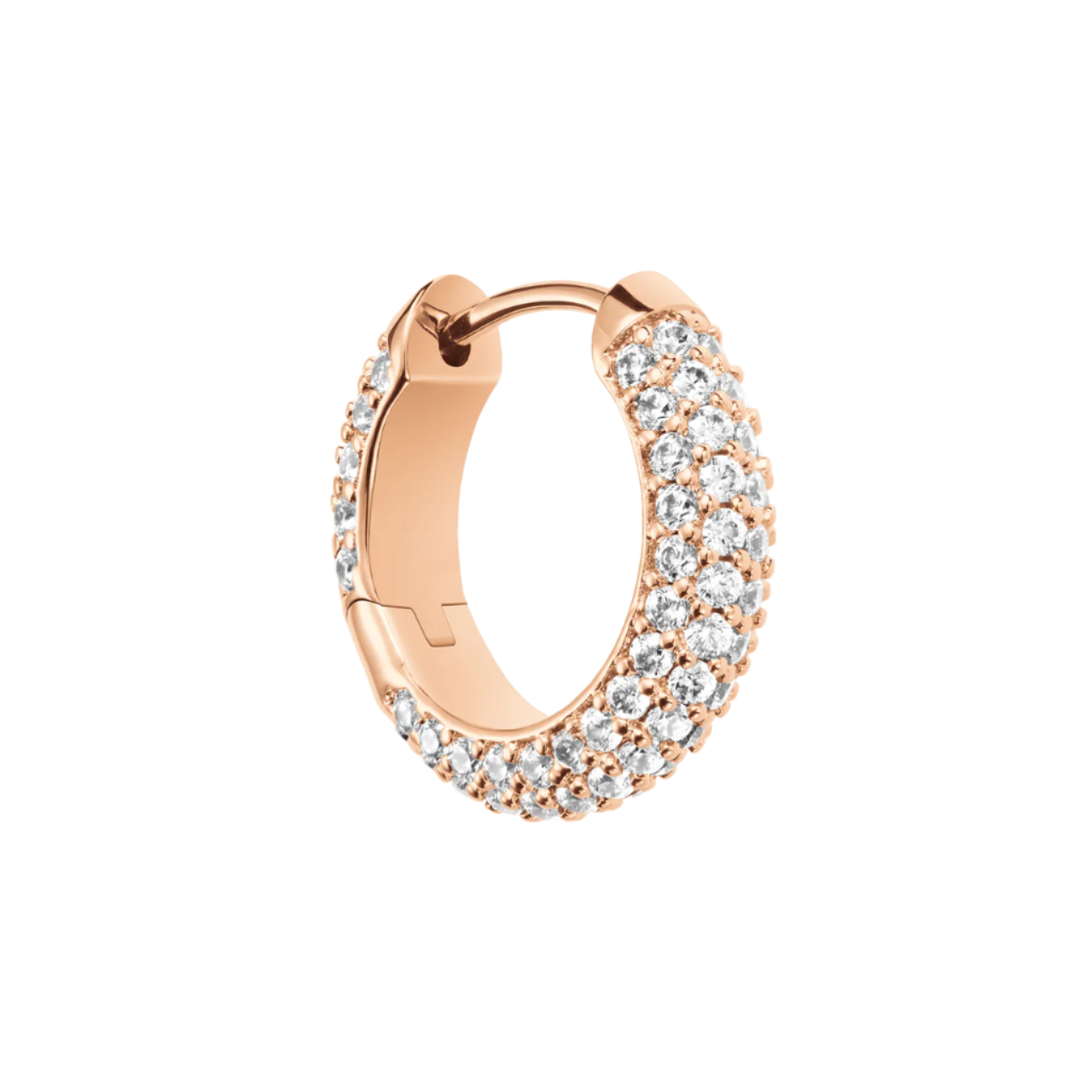 Daniel Wellington Pavé Crystal Rose Gold Earrings DW00400627