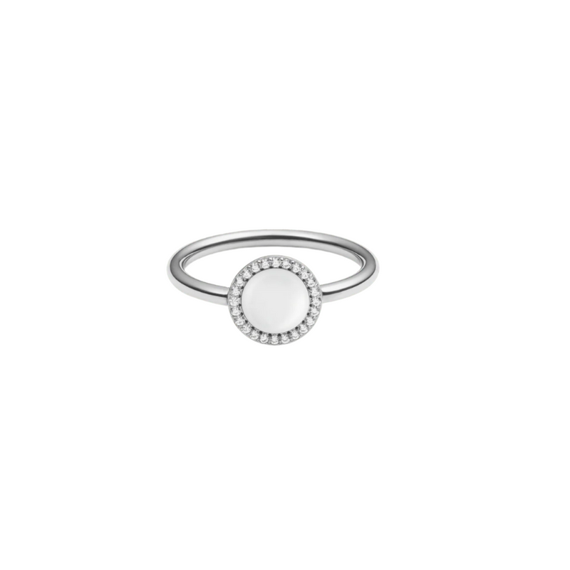Daniel Wellington Audrey Mother of Pearl Silver Ring