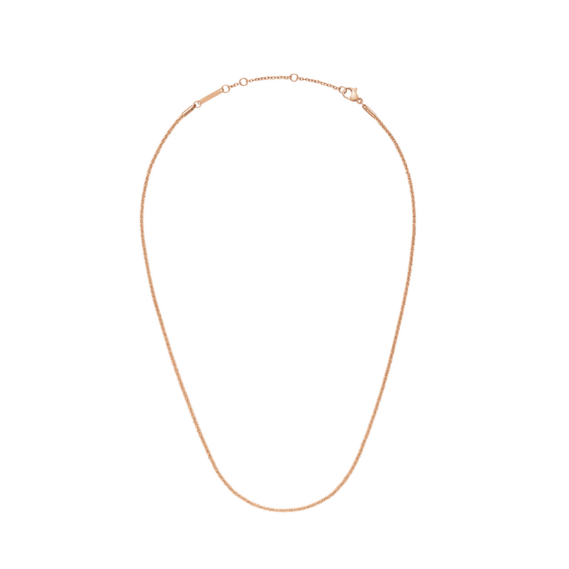 Daniel Wellington Twisted Chain Necklace 40-44cm Rose Gold DW00400562