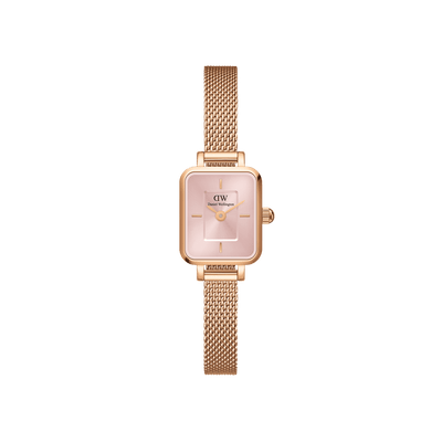Daniel wellington petite melrose rose gold mesh metallic bracelet hotsell