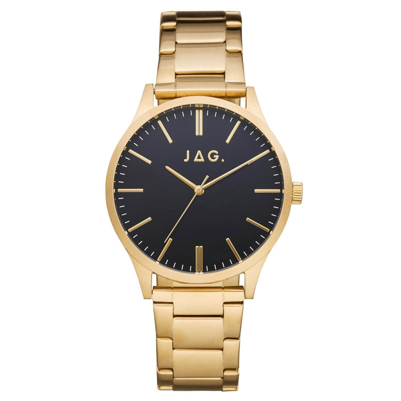 Jag Malcom II Black Dial 45mm Watch J2480A