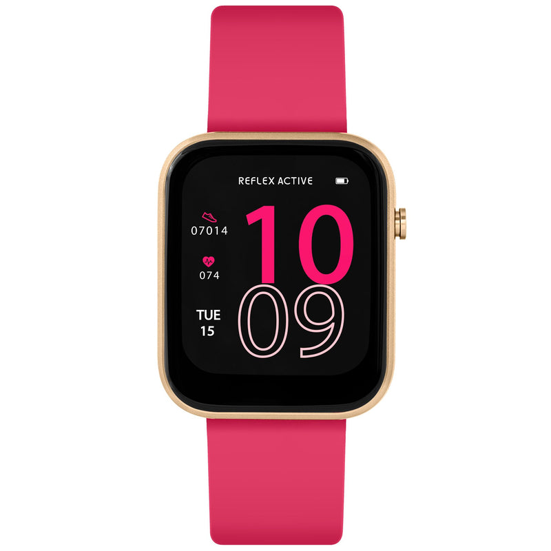 Reflex Active Series 12 Rose Gold/ Pink Silicone Smartwatch RA12-2152