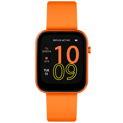 Reflex Active Series 12 Orange Silicone Smartwatch RA12-2155
