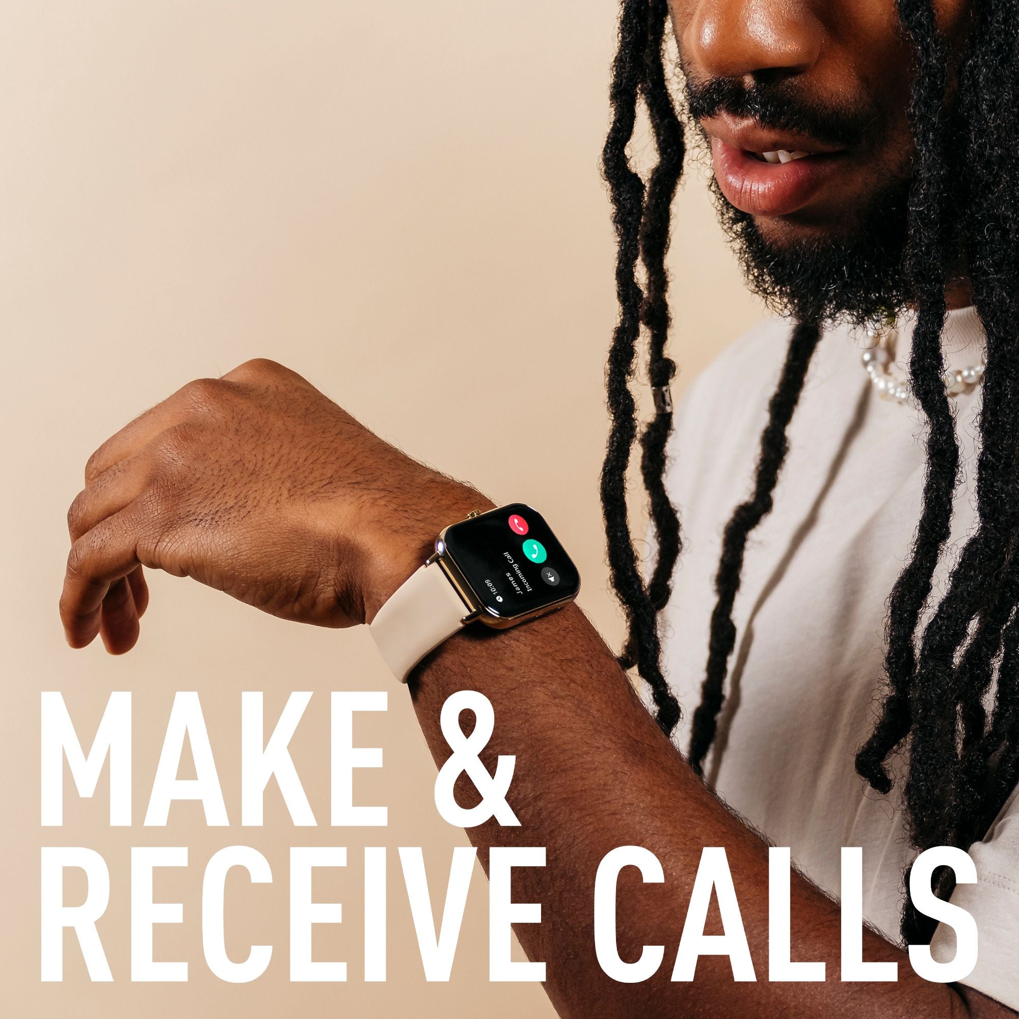 Smartwatch on a person’s wrist displaying a colorful interface.
