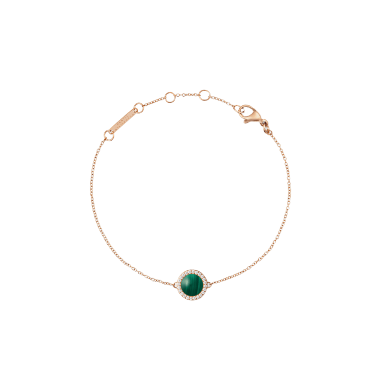 Daniel Wellington Audrey Malachite Rose Gold Bracelet DW00401431