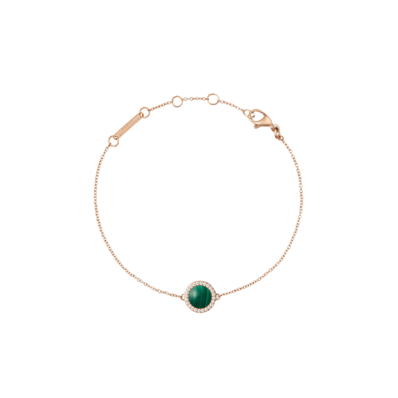 Daniel Wellington Audrey Malachite Rose Gold Bracelet DW00401431
