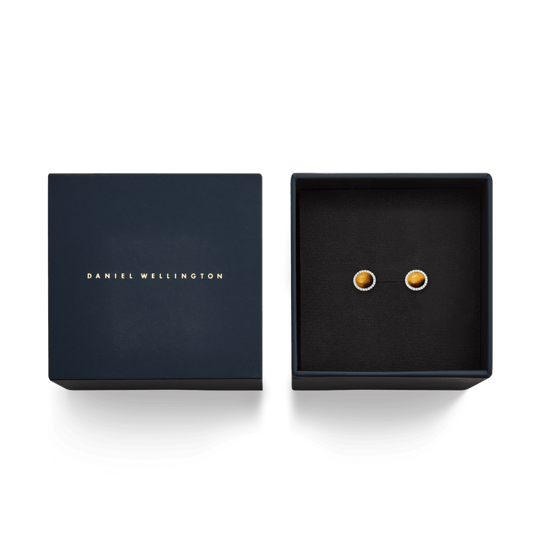 Daniel Wellington Audrey Earrings Tiger Eye Silver DW00401421