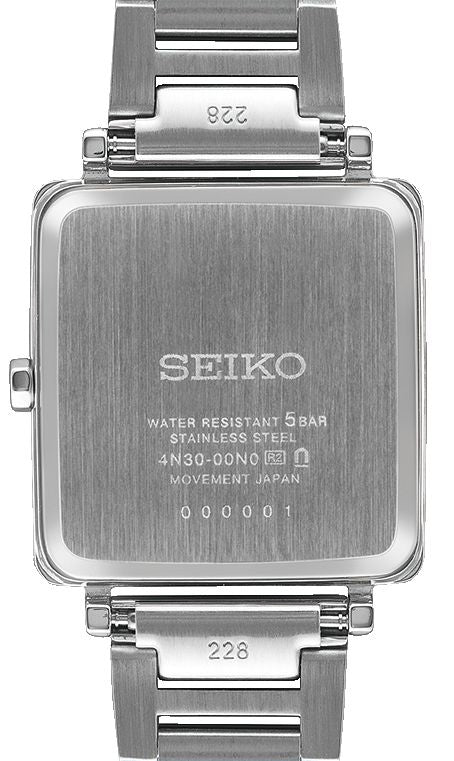 Seiko Conceptual Series Silver Dial Stainless Steel Ladies Watch SWR111P