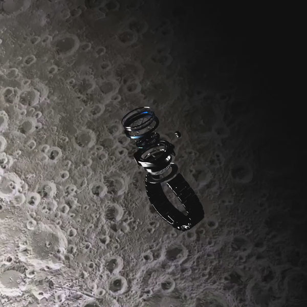 Bulova Lunar Pilot x Thiago Rosinhole "Budii" Limited Edition Timascus Men's Watch 98A329