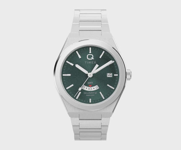 Timex Continental GMT Green Dial Men's Watch TW2Y24800