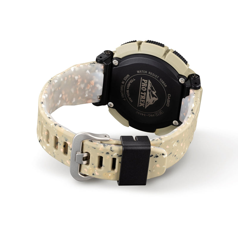 Casio PRO TREK Eco-Friendly Edition with Dual-Layer Display and Recycled Resin Strap PRG340SC-5D
