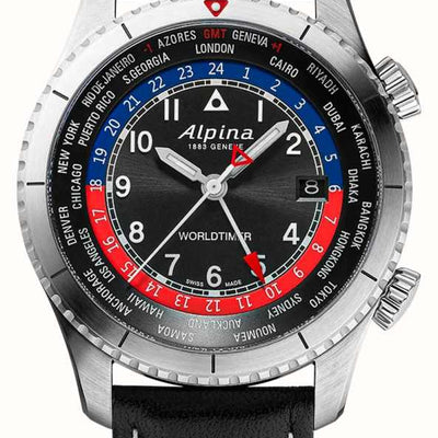 Alpina Startimer Pilot Quartz Worldtimer AL 255BRB4S26 Watch