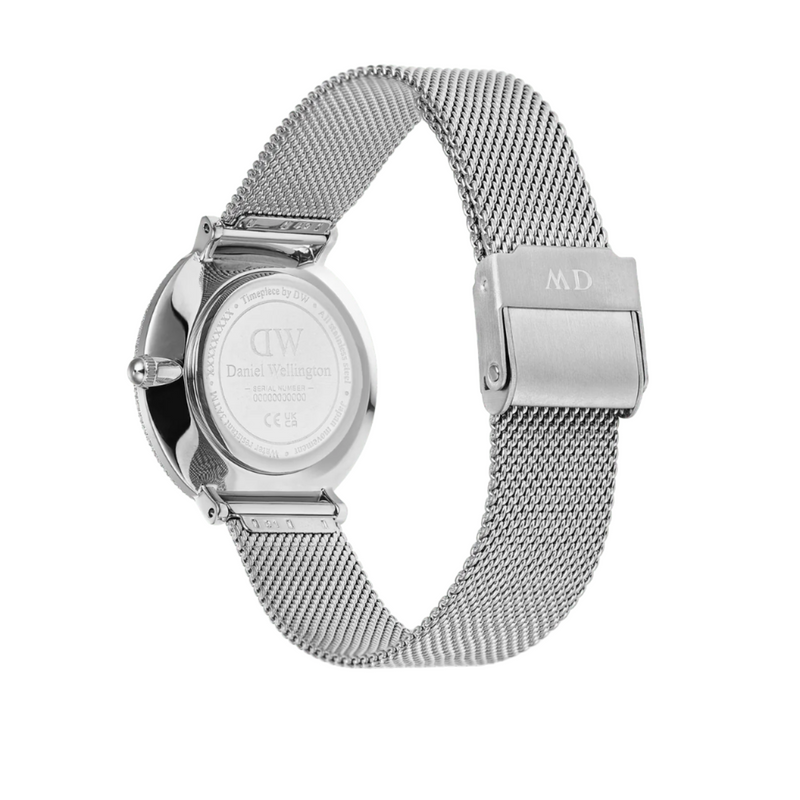 Daniel Wellington Crystalline Bezel Sterling Blue Dial Watch DW00100825
