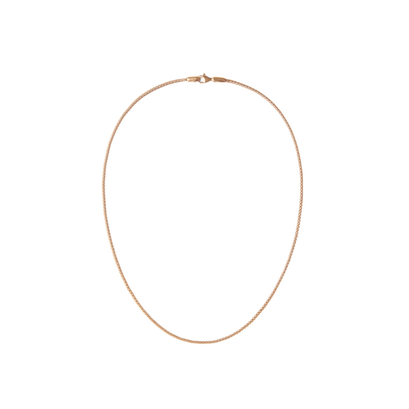 Daniel Wellington Tide Mesh Rose Gold 1.8 Necklace DW00401103