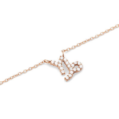 Crystal zodiac necklace discount