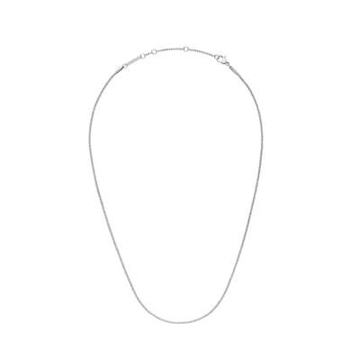 Daniel Wellington Twisted Chain Necklace 40-44cm Silver DW00400561