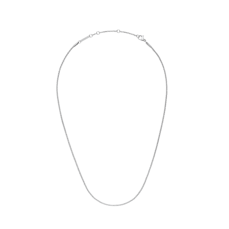 Daniel Wellington Twisted Chain Necklace 40-44cm Silver DW00400561