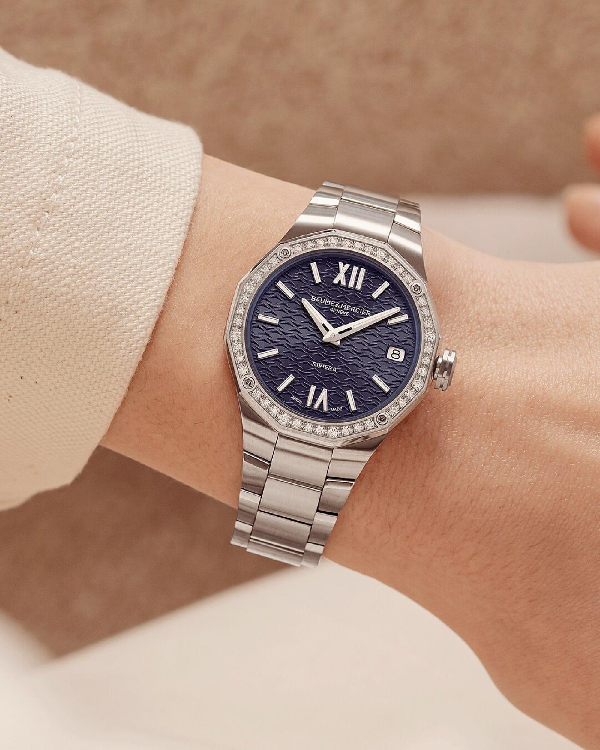 Baume & Mercier Riviera Diamond Bezel M0A10765