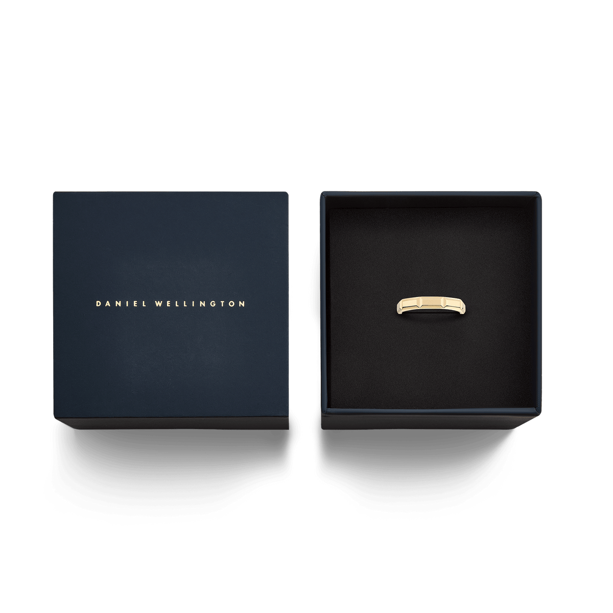 Daniel Wellington Bric Ring Icon Gold in recycled stainless steel