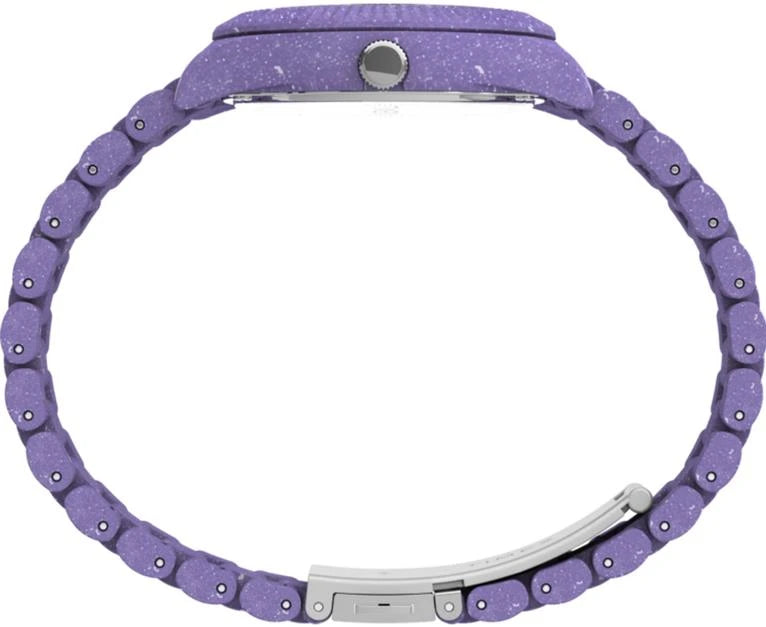 Timex Waterbury Ocean Recycled Plastic Purple Dial and Bracelet Watch TW2V77300