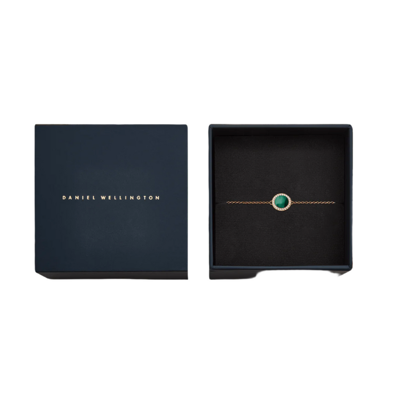Daniel Wellington Audrey Malachite Rose Gold Bracelet DW00401431