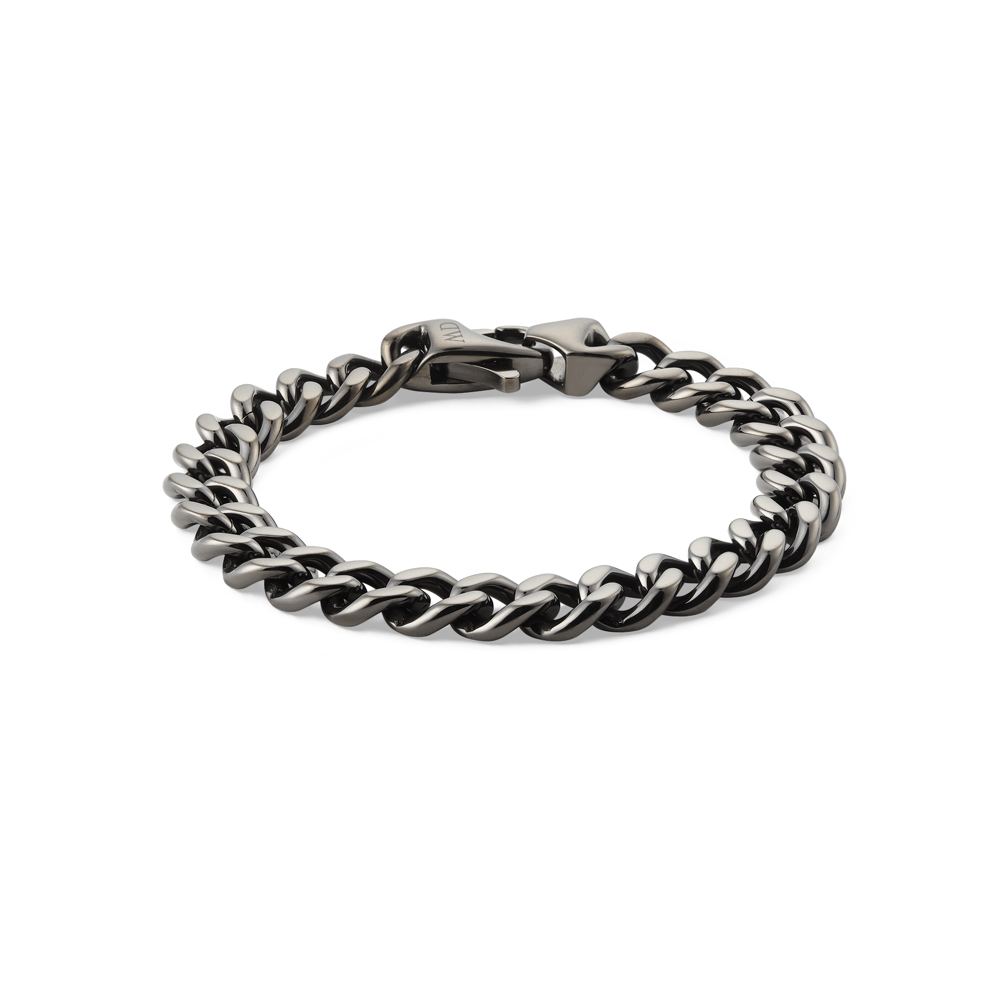 Daniel Wellington Ellipse Cuban Chain Bracelet Graphite