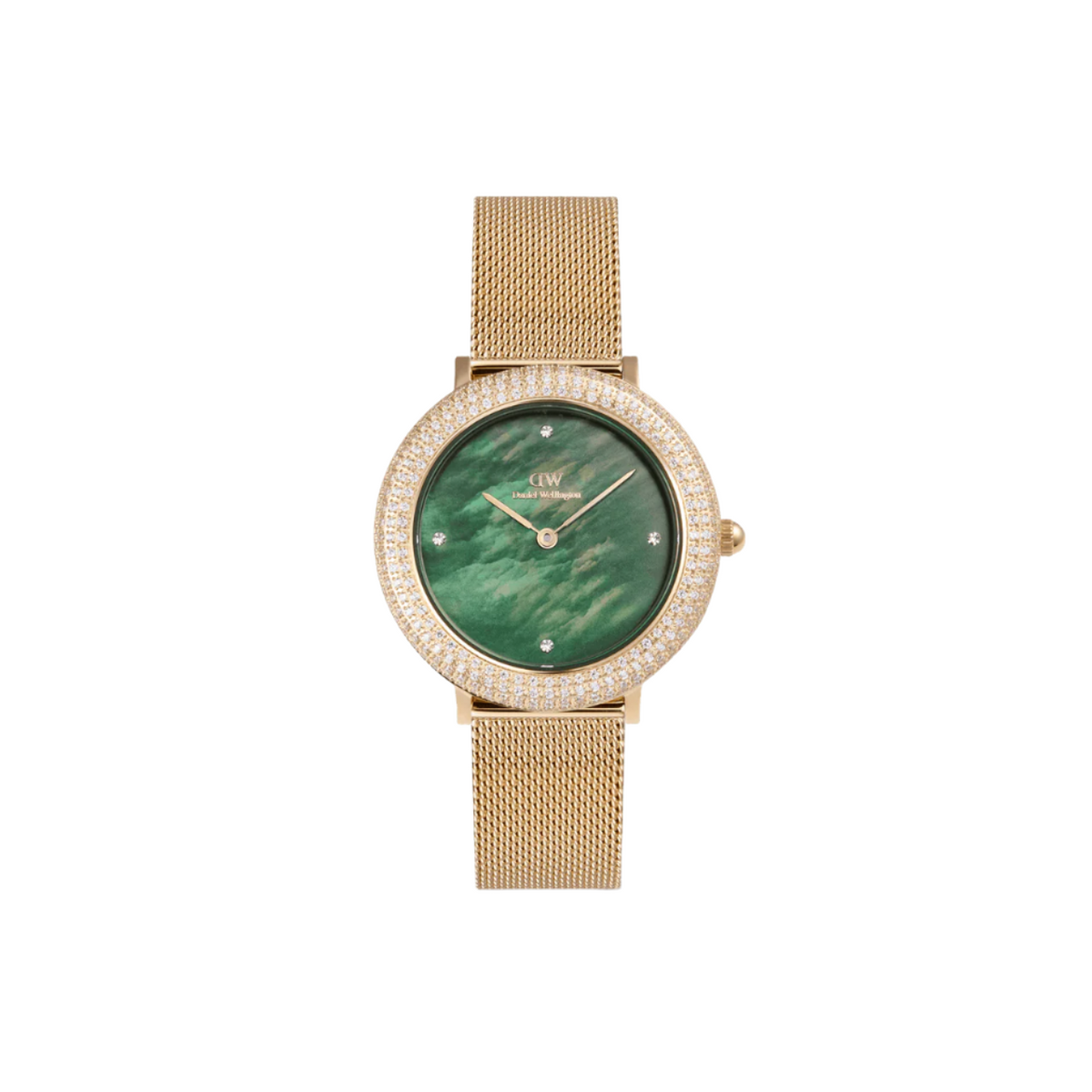 Green Dial Daniel Wellington Gold Mesh Watch Daniel Wellington