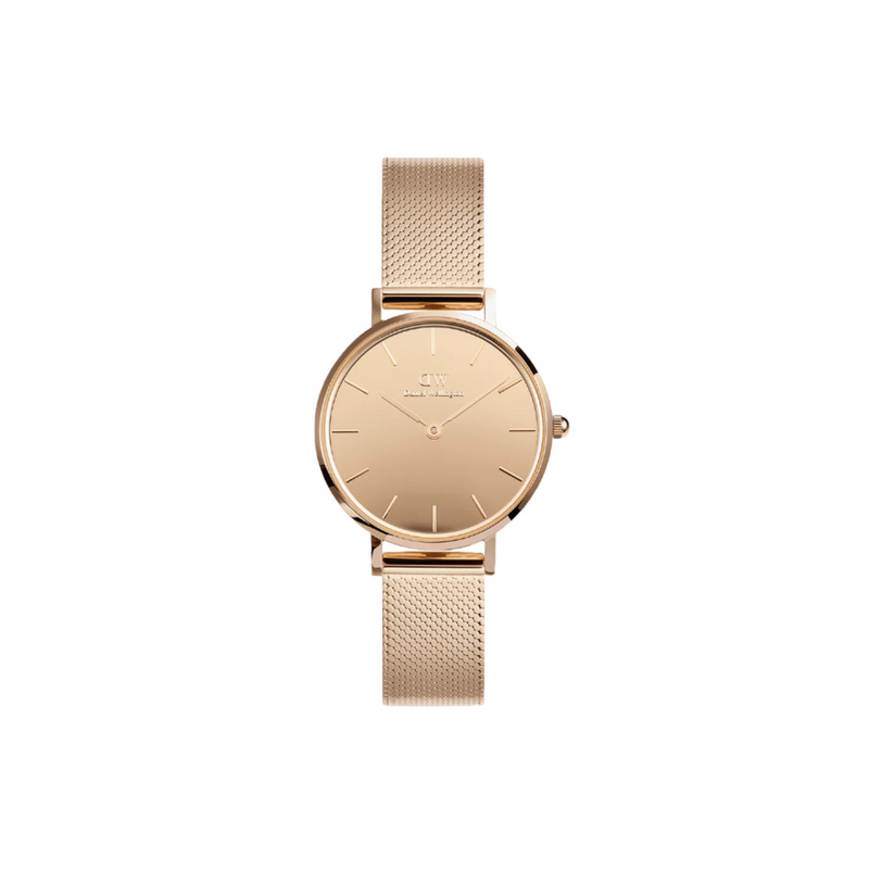 Daniel Wellington Petite Mirror Reflection Rose Gold Dial Watch DW00100795